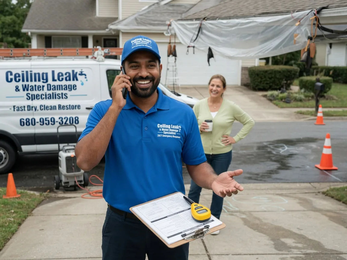 Ceiling Leak Cleanup Southside, TN FAQs